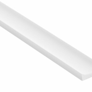 WP002LT Lumio Hullámos Festhető Lamella Falpanel, bal oldali záróprofil