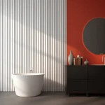 WP002TP Lumio Hullámos Lakkozott Lamella Falpanel