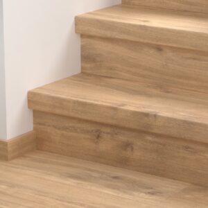 CLM1487 Természetes Midnight Tölgy Bullnose Lépcsőborítás