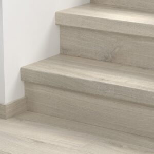 EL3580 Szürke Newcastle Tölgy Bullnose Lépcsőborítás