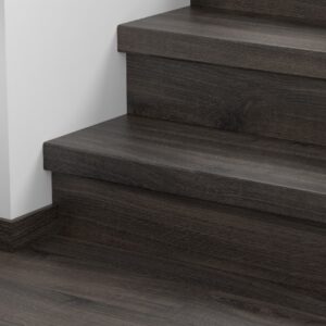EL3581 Sötét Newcastle Tölgy Bullnose Lépcsőborítás