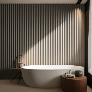 WP003 Vivid Hullámos Festhető Lamella Falpanel