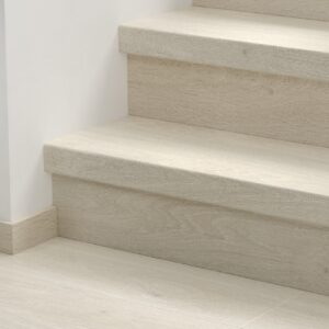 AVMPU40079 Világos Tengeri Fuvallat Tölgy Bullnose Lépcsőborítás