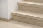 AVMPU40080 Bézs Tengeri Fuvallat Tölgy Bullnose Lépcsőborítás