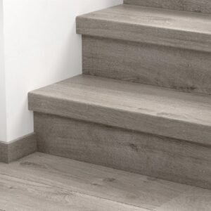AVMPU40202 Hangulatos Szürke Pamut Tölgy Bullnose Lépcsőborítás