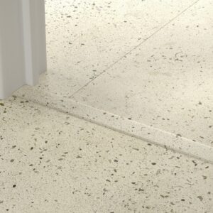 AVMTU40276 Kavicsszürke Beton Incizo 5in1 Burkolatváltó Profil és Lépcső Orrelem