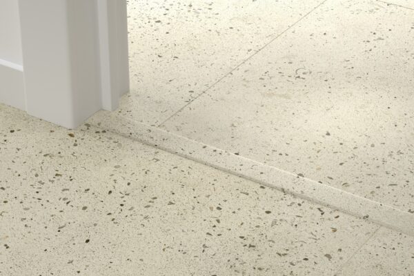 AVMTU40276 Kavicsszürke Beton Incizo 5in1 Burkolatváltó Profil és Lépcső Orrelem