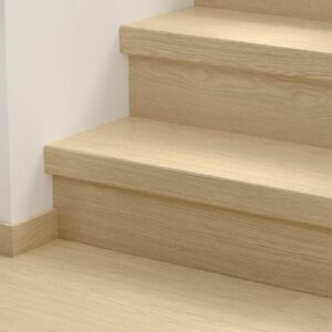 AVSPU40277 Krémfehér Tölgy Bullnose Lépcsőborítás