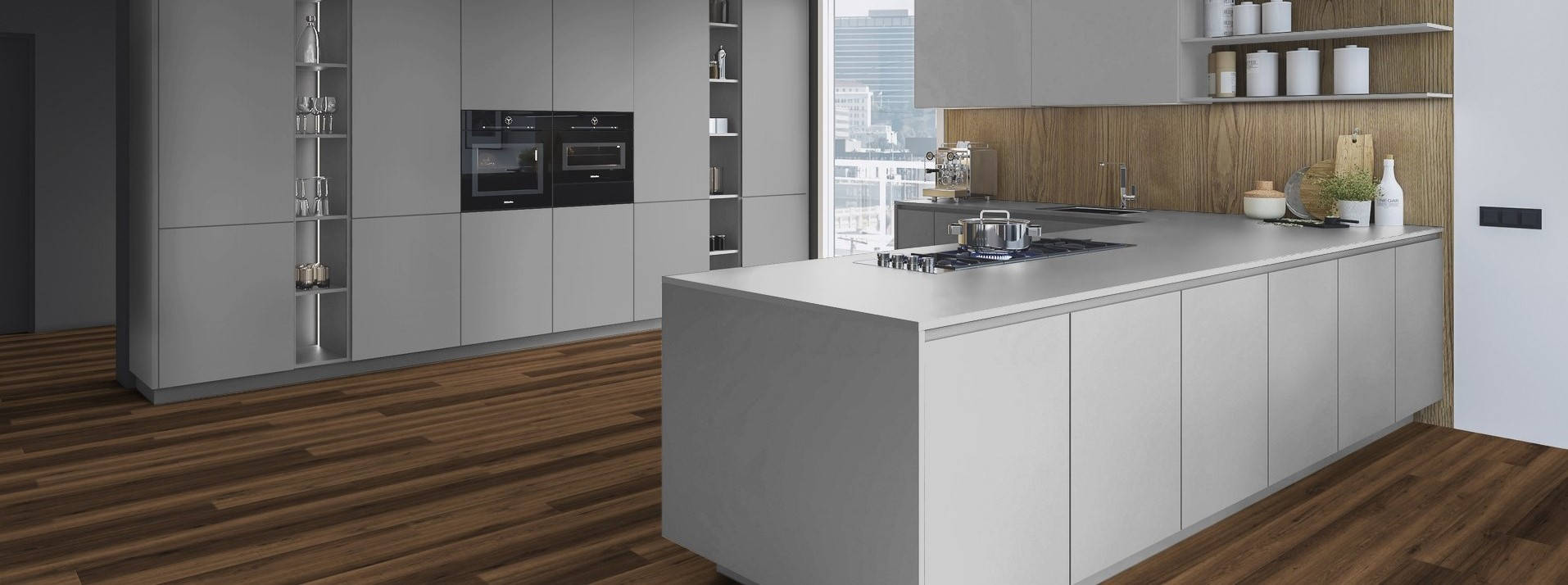 K2215 Hickory Lowa Laminált Padló AQUApro