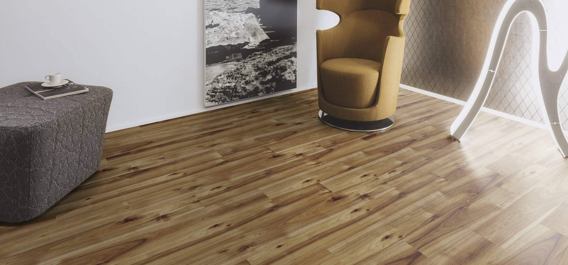 P80070 Hickory Bravo Magasfényű Laminált Padló AQUApro