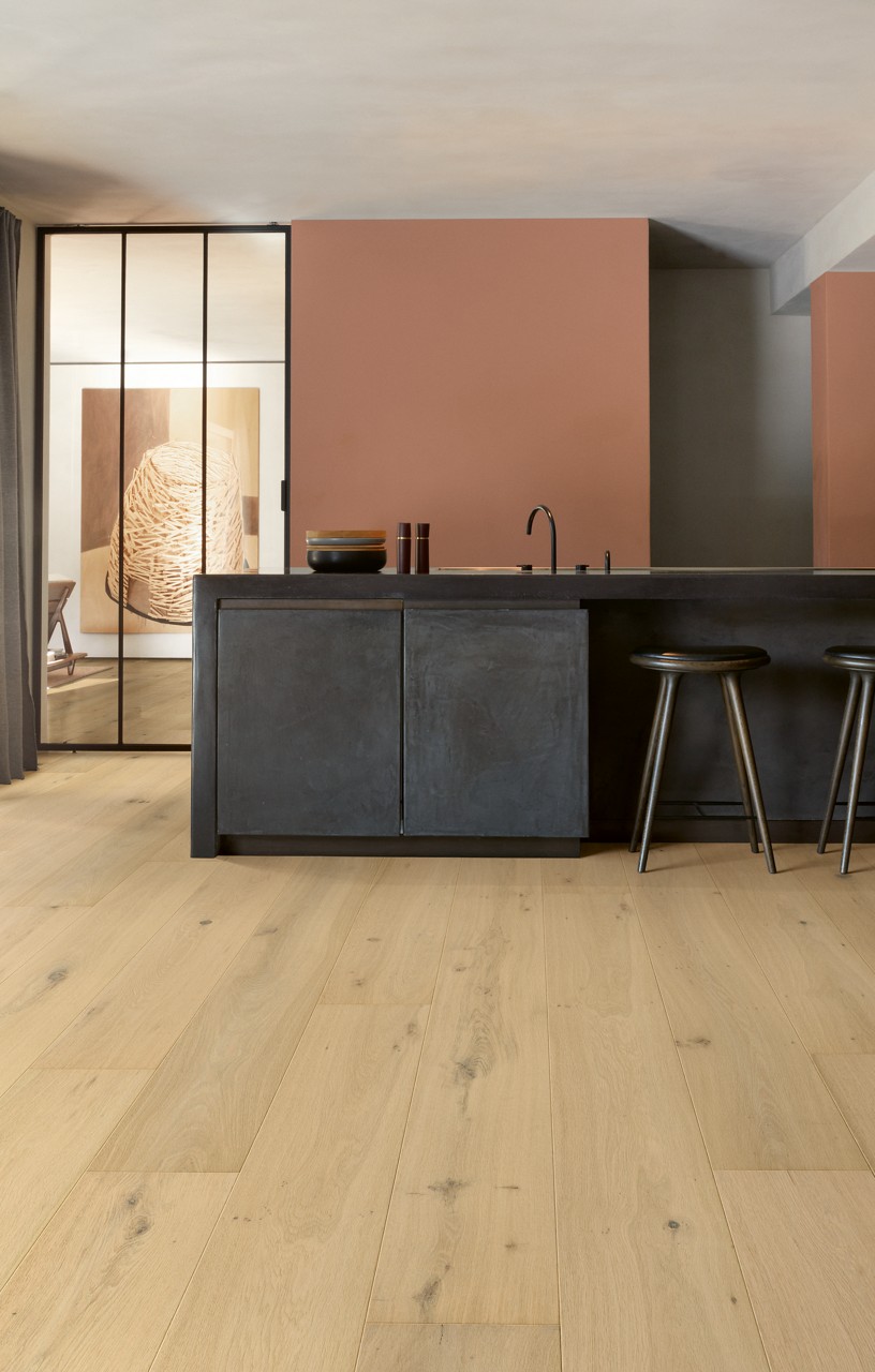 CAL7448 Gyöngyfehér Extra Matt Tölgy Szalagparketta - Image 6