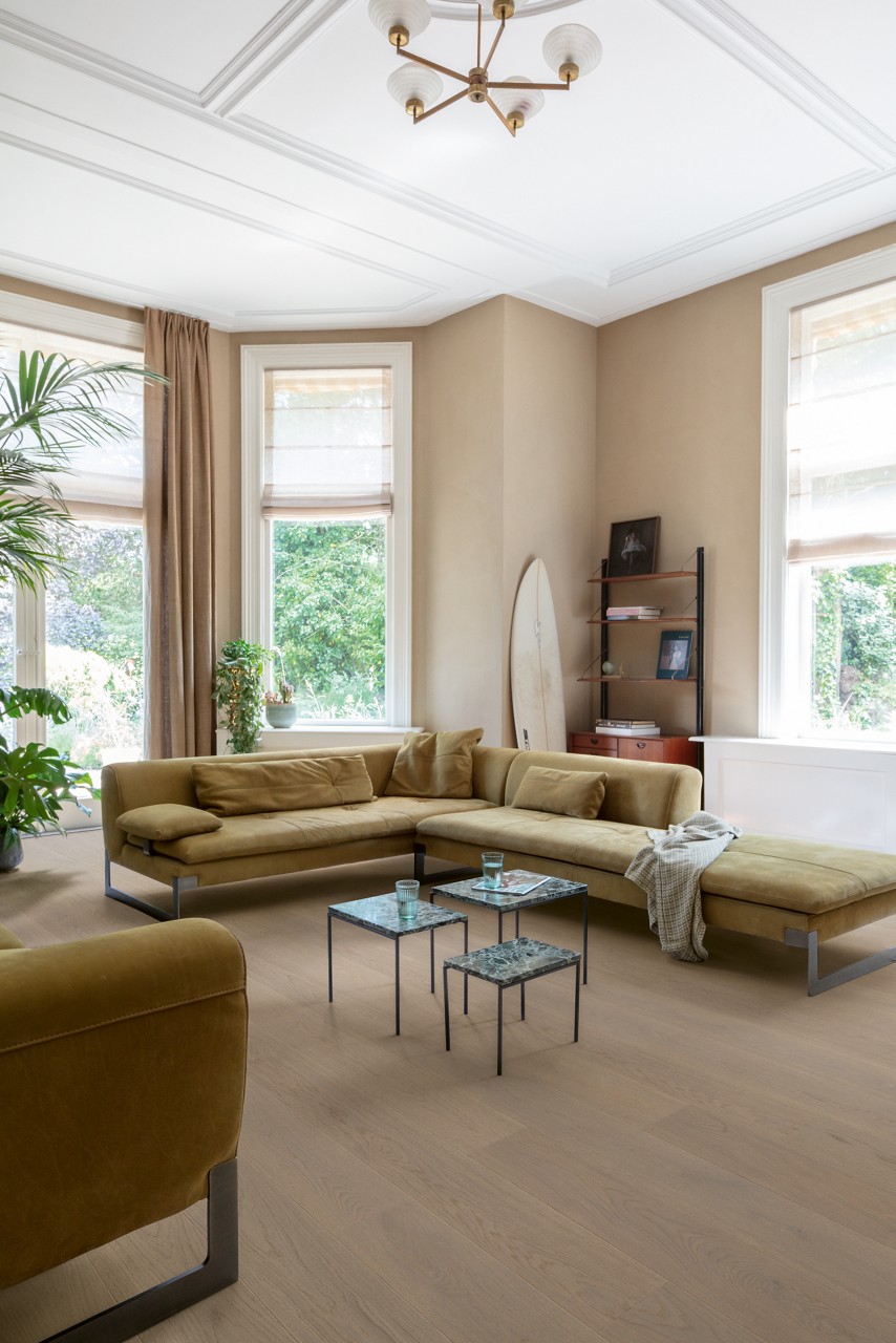 CASC5112 Pamutszürke Extra Matt Tölgy Szalagparketta